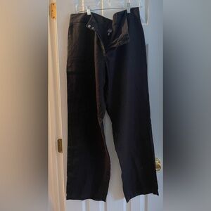 Eileen Fisher Black Wide Leg Pants